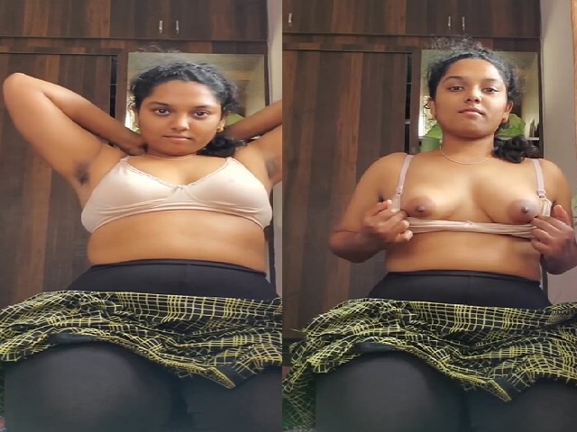 Mallu girlfriend bra naked small boobs show